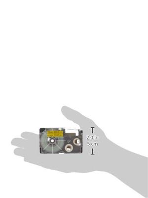 Gelamineerde Tape voor Labelmakers Casio Zwart Gouden