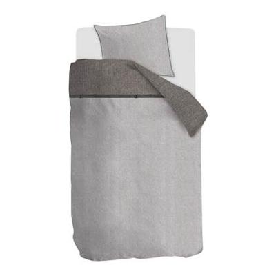 Rivièra Maison Rivièra Maison Walton dekbedovertrek - 1-persoons (140x200/220 cm + 1 sloop) - Katoen - Brown