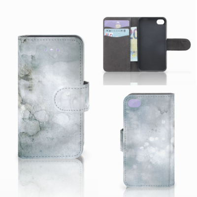 Hoesje Apple iPhone 4 | 4S Painting Grey Hoesje Apple iPhone 4 | 4S Painting Grey