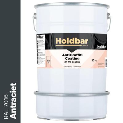 Holdbar Anti Graffiti Coating Antracietgrijs (RAL 7016) 10 Kg