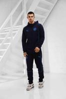 Manchester City Casuals Hooded Trainingspak Senior 2024/2025 - Maat S - Kleur: Donkerblauw | Soccerfanshop - thumbnail