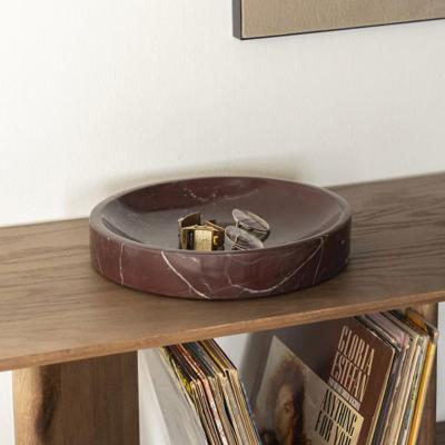 By-Boo Schaal 'Rosso' Marmer, 30cm