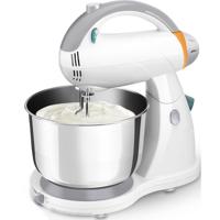 Witte Handmixer met Mengkom en Turbo Functie - 300 Watt - thumbnail