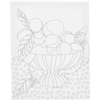 Creativ Company Schildercanvas met print, fruitschaal, d: 1,6 cm, afm 24x30 cm, 360 gr, 1 stuk Creativ Company Schildercanvas met print, fruitschaal, d: 1,6 cm, afm 24x30 cm, 360 gr, 1 stuk