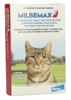 Milbemax ontworming kat vanaf 2 kilo, 2 tbl - thumbnail