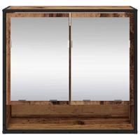 Badkamer spiegelkast Oud hout 65 x 20 x 60 cm Bewerkt hout - thumbnail