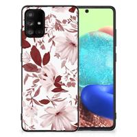Kleurrijke Telefoonhoesje Samsung Galaxy A71 Watercolor Flowers - thumbnail