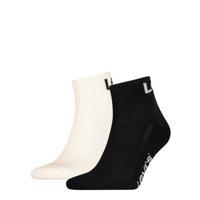 Levis Quarter Sokken Sport Logo 2-pack Black/Marshmellow-39/42 - thumbnail