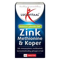 Lucovitaal Zink Methionine & Koper Tabletten - thumbnail