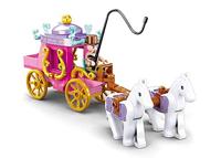 Sluban Girl&apos;s dream koets met 2 paarden (m38-b0872) - thumbnail