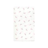 Hudson Baby Unisex Baby Cotton Flannel Burp Cloths, Blush Rose, One Size - thumbnail