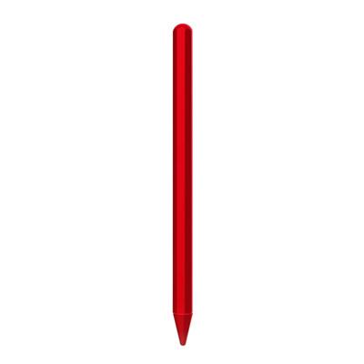 Stylus Pen Silica Gel beschermhoes voor Apple Pencil 2 (Rood)