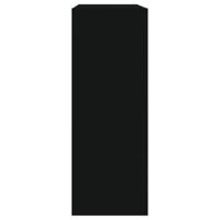 Schoenenkast 60x21x57 cm bewerkt hout zwart - thumbnail
