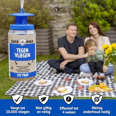 Super Ninja Hervulbare Vliegenval