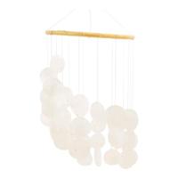 Witte Capiz Sarana Windgong Spiraal Web Ring 120 gram - thumbnail