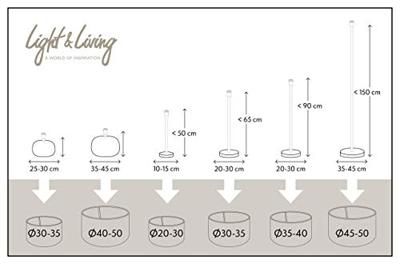 Lampenkap Gemstone 30-30-21 terra