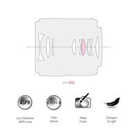 Panasonic Lumix 2,8/30 OIS H-HS030E Macro-objectief f/22 - 2.8 30 mm - thumbnail