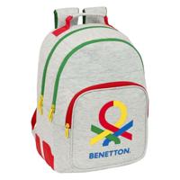Schoolrugzak Benetton Pop Grijs (32 x 42 x 15 cm) - thumbnail
