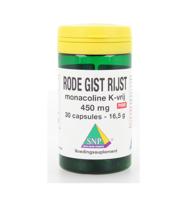 SNP Rode gist rijst monacoline K vrij 30 Vegetarische capsules - thumbnail