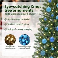 Kunstkerstboom met 150 LED met standaard Groen 150 cm PE en PVC - thumbnail