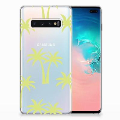 Samsung Galaxy S10 Plus | TPU Case | Palmtrees