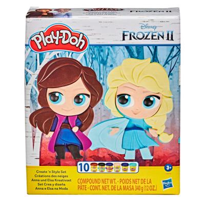 Play Doh kleiset Frozen 2 paars/blauw 26 delig