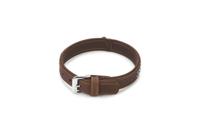 Beeztees buffalo - halsband hond - leer - bruin - 45 cm x 24 mm - thumbnail