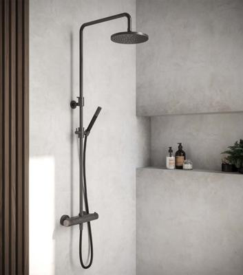 Hotbath Complete Regendoucheset Cobber Thermostatisch Opbouwset Met Thermostaat Chroom