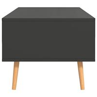 Salontafel 100x49,5x43 cm spaanplaat grijs - thumbnail