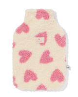 HEMA Kruik 33cm hartjes crème - thumbnail