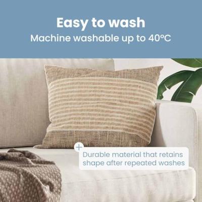 VidaXL Hoofdkussen met kussen wit 50 x 75 cm katoen