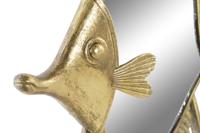 Wanddecoratie DKD Home Decor 25 x 3 x 38 cm Gouden Vis - thumbnail