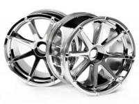Blast wheel chrome(115x70mm 7inch/2pcs - thumbnail