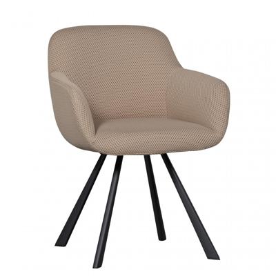 WOOOD Eetkamerstoel 'Juno' Mesh, kleur Naturel WOOOD Eetkamerstoel 'Juno' Mesh, kleur Naturel