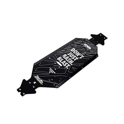Arrma - Aluminum Chassis CNC 7075 T6 SWB Black: EXB (ARA320572)