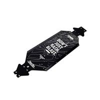 Arrma - Aluminum Chassis CNC 7075 T6 SWB Black: EXB (ARA320572) - thumbnail