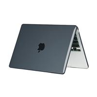 Lunso MacBook Air 13 inch (2022-2026) cover hoes - case - Glanzend Zwart - thumbnail