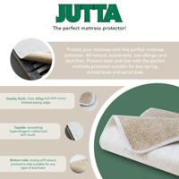 Jutta Matrasonderlegger - Jute Matrasbeschermer - 60x120cm - thumbnail