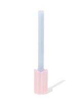 HEMA Kandelaar 5.8x10cm glas opaque (roze) - thumbnail