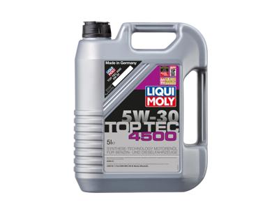 LIQUI MOLY motorolie "top tec 4500". oil top tec 4500 5w-30 5l