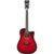 D&apos;Angelico Premier Bowery 12 LS Black Cherry Burst 12-snarige elektrisch-akoestische westerngitaar - thumbnail