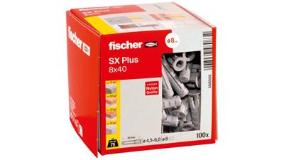 Fischer 568008 SX Plus Spreidplug 40 mm 8 mm 100 stuk(s)