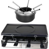 Emerio RG-124930 Gourmet en Fondue Set Zwart/RVS - thumbnail