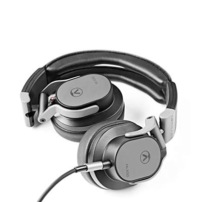 Austrian Audio Hi-X50 koptelefoon op het oor (hoog comfort dankzij traagschuimkussentjes, maximale flexibiliteit, 3,5 mm jack-aansluiting, adapter van 6,3 mm inbegrepen), zwart