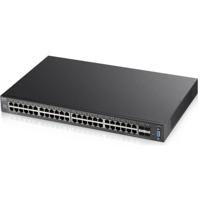 ZyXEL XGS2210-52 Managed L2 Gigabit Ethernet (10/100/1000) 1U Zwart - thumbnail