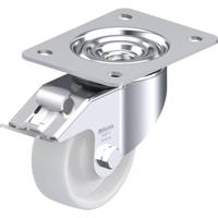 Blickle LK-PO 100KA-3-FI Zwenkwiel met rem Wieldiameter: 100 mm Draagvermogen (max.): 280 kg 1 stuk(s) - thumbnail