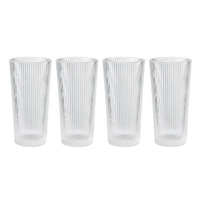 Stelton Pilastro Longdrinkglas 30 cl 4 stuks Stelton Pilastro Longdrinkglas 30 cl 4 stuks