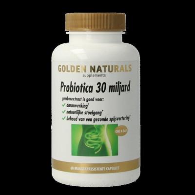 Golden Naturals Probiotica Strong 30 Miljard 60Capsules