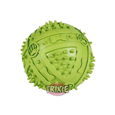 TRIXIE SPEELBAL NATUURRUBBER ASSORTI 6 CM 4 ST