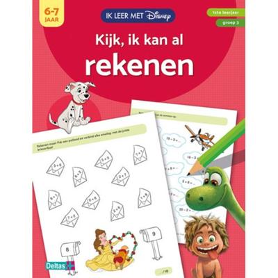 Deltas Ik leer met disney - kijk, ik kan al rekenen (6-7 j.)